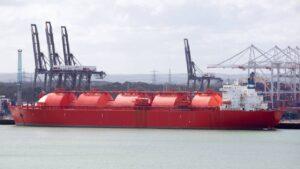A surge of LNG tankers is very large in Europe in an energy crisis