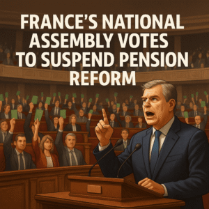France suspension of pension reform