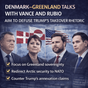 Denmark Greenland Vance Rubio meeting