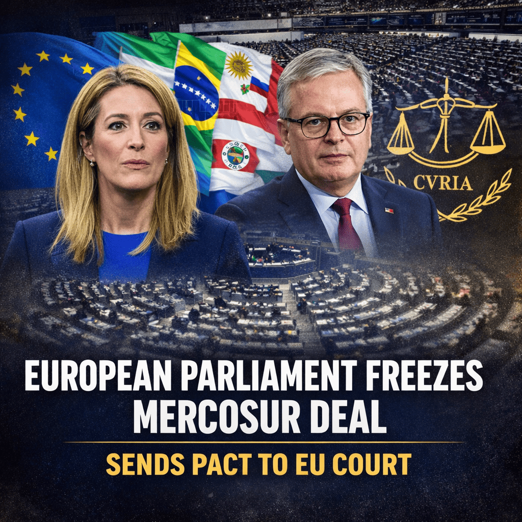 European Parliament Freezes Mercosur Deal, Sends Pact to EU Court