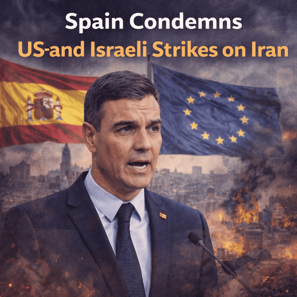 Spain slams US and Israeli strikes on Iran